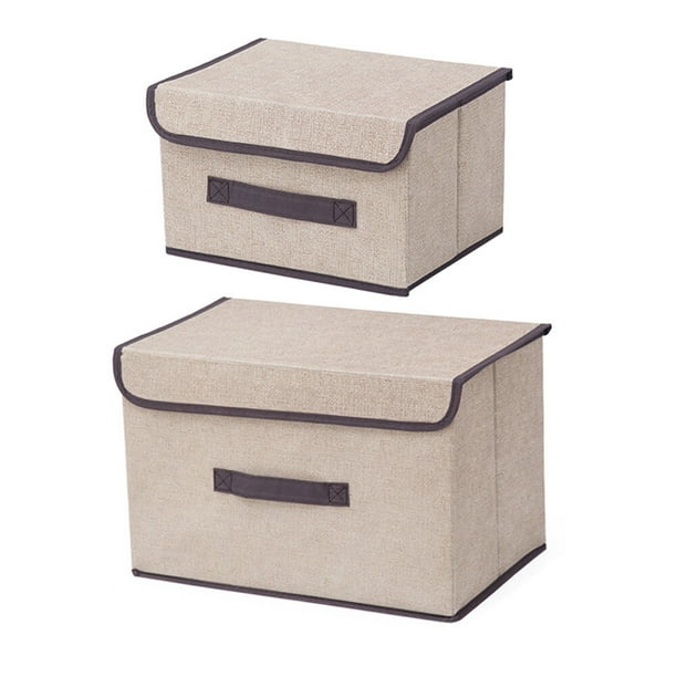 Combinadores de almacenamiento de ropa de 2pcs Cajas de almacenamiento plegables Organizadores de la casa