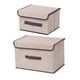 thumbnail image 1 of Combinadores de almacenamiento de ropa de 2pcs Cajas de almacenamiento plegables Organizadores de la casa, 1 of 5