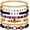 7PCS-HALLOWEEN BOO, variant on Halloween Bracelet Set Stretchable Layered Party Accessories Holiday Gift