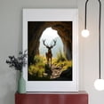thumbnail image 2 of Diamond Art Kit for Adults, Cave Antlered Sunset Wilderness Scene Diamond Painting for Adults Beginners, 5D DIY Diamond Art Painting Kits, Colorful Diamond Painting Craft for Home Decor 12x16, 2 of 7