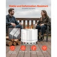 thumbnail image 3 of Solo Stove Bonfire 27 Inch Smokeless Fire Pit Stand Stainless Steel Portable Outdoor Camping Holder, 3 of 6