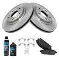 thumbnail image 2 of TRQ Brake Pad Rotor Semi Metallic Front Kit w/Chemicals for Nissan Quest BKA15891, 2 of 6