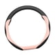thumbnail image 1 of Cubierta del volante Cálido en invierno y fresco en verano Accesorio para automóvil Cuero de PU negro rosa Cola Cubierta del volante del coche, 1 of 8