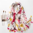 thumbnail image 2 of Mode pour Femmes Foulard Élégante pour Femmes Foulard à Col Châle Doux Foulard Châle, 2 of 3