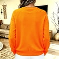 thumbnail image 3 of QATAINLAV Women's Sweaters Crew Neck Hollow Knit Daily Pullover Lace Textured Chest Ribbed Cuff Hem Knited Base Layer Tops, 3 of 6