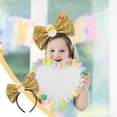 thumbnail image 2 of Wovilon Easter Kids Holiday Dress Up Party Hair Bands Headbands Party Dress Up Bunnys Ears Headpieces, 2 of 6