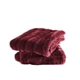 thumbnail image 2 of Home Soft Things Super Soft Decorative Pillow Covers, Set of 2, Tawny Port, 26" x 26", 2 of 3