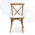 thumbnail image 3 of CSP Commerical Seating Products Antique Fruitwood Crossback Dining Chairs, 3 of 3