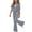 Gray, variant on Girls Summer Outfit Sets, Short Sleeve Gifts Casual Kids' Casual Clothing Sets Purple Size 7-8