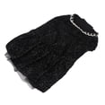 thumbnail image 4 of Vestido para Perro, Suave, Transpirable, Ligero, Moda, Cachorro, Gato, Vestido para Boda, Fiesta, Fotografía, Negro, M, 4 of 5