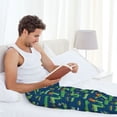 thumbnail image 4 of Cauagu Little Pirate Crocodile Mens Pajama Pants Sleep & Lounge Pants,PJ Bottoms with Pockets-Small, 4 of 7