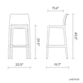 thumbnail image 2 of Lagoon Rue Resin Stackable Bar Stool Set of 2, 2 of 6