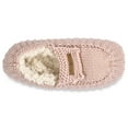 thumbnail image 5 of Gaahuu womens textured knit faux shearling lined soft sole mocassin slipper, 5 of 5