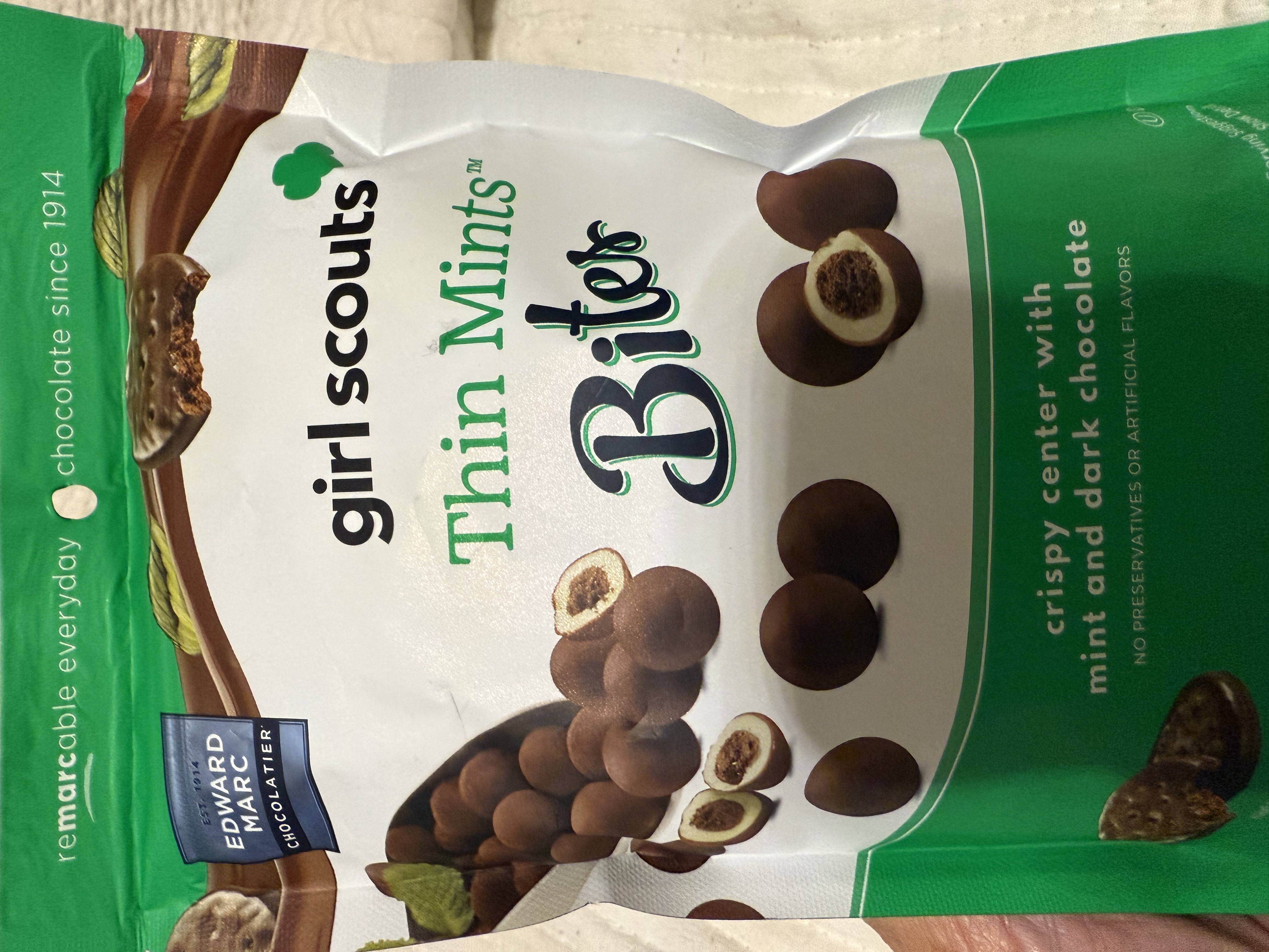 Girl Scouts Thin Mints Bites