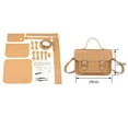 thumbnail image 2 of pitrice DIY Sewing Stitching Womens Leather Bag Making Totes Complete Purse Making Bag Making Material Kit Making Complete Kit Handbag Khaki, 2 of 9