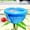 Deep Blue, variant on 2 Pack Floating Betta Fish Hammock Hide Cave, Large & Small Hollow Aquarium Rest Bed, Multi-Function PLA Fish Tank Decor Feeding Ring for Small Fish Shrimp