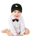 thumbnail image 2 of DALIX Cute Ducky Hat Infant Baseball Cap for Baby Girls and Boys in Black, 2 of 7
