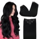 thumbnail image 1 of Extensiones de cabello con clip, cabello humano real, extensiones de cabello humano Remy con clip para mujeres, cabello, 1 of 5