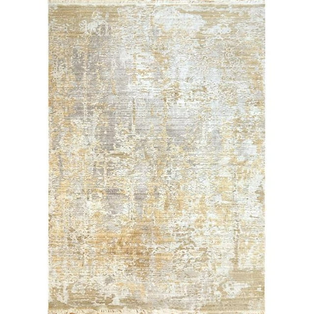 Dynamic Rugs MZ7108452800 6 Pi 7 Po x 9 Pi 6 Po Ambiance 8452 Tapis d'Intérieur&44; 800 Jaune