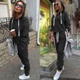 thumbnail image 2 of Women Tracksuit Hoodie Jogger Pants 2pcs Set, 2 of 3