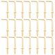 thumbnail image 5 of Angle de 50 piezas ganchos de tornillo de hierro ganchos de uñas en forma de lhaninas en forma de colgante de colgantes, 5 of 6