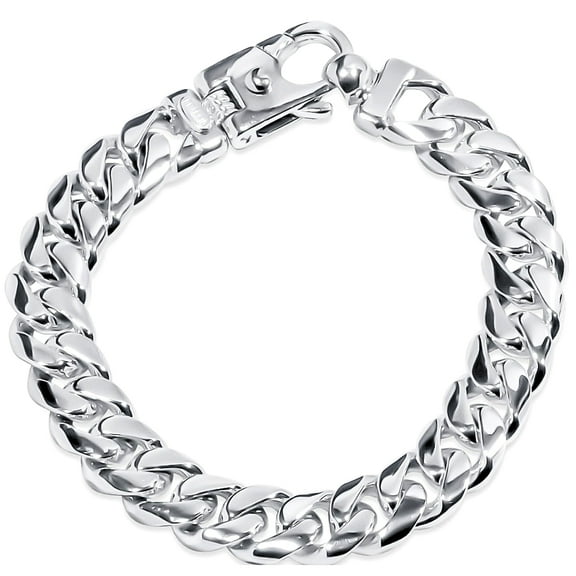 Pompeii Men's Cuban Link 14k Gold (94gram) or Platinum (152gram) 12mm Bracelet 8.5" (,)