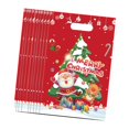 thumbnail image 4 of balikha 10Pcs Christmas Gift Bag Christmas Treat Bag Multifunctional Decoration Goody Bag Tote Bag for Presents Festival Xmas Biscuit C, 4 of 9