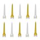 thumbnail image 3 of 10 Uds. Tee de Golf de plástico 1-5/8 Tees de garra duraderas accesorios de entrenamiento para Club de s 62mm Macarena Golf Crown Tee, 3 of 6