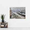 thumbnail image 2 of Marquet Marseille Harbour Winter France Painting Extra Large Art Print Wall Mural Poster Premium XL, 2 of 3