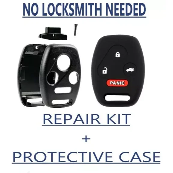 DIY Repair Kit For Honda 4 Button Remote Key Shell   Protective Case