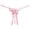 Pink, variant on Panties for Women,Embroidered Beaded Massage Thong Low Rise Sequin Underwear for Comfort,Womens Underwear,White,One Size