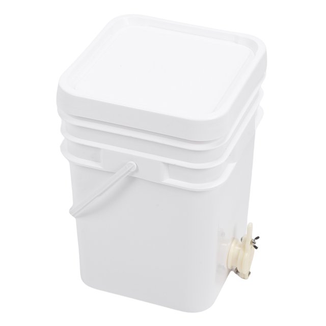 Honey Bucket, Secure Lid 20L HDPE Plastic Honey Container with Gate for Beekeeping