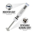 thumbnail image 4 of OVENTE Electric Cordless Immersion Hand Blender 8-Mixing Speed, Stainless Steel Blades, White HR781W, 4 of 9