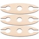 thumbnail image 1 of Soporte para copas de vino, estante de secado de madera para copas de vino, soporte de almacenamiento independiente, capacidad para 1 botella y 2 vasos para Bar y cocina, 3 uds., 1 of 5