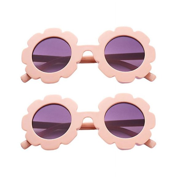 2pcs Anti-uv Sunglasses For Kids