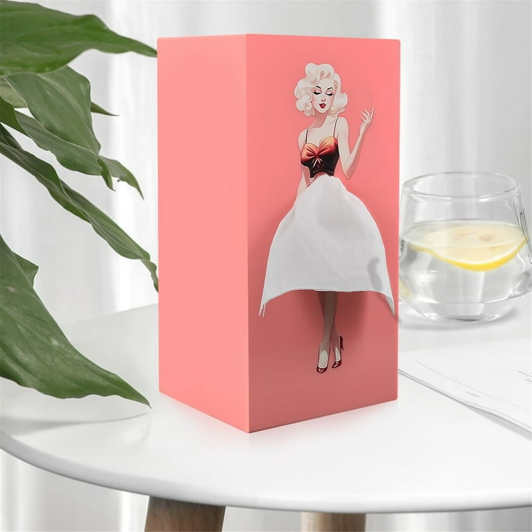 ladies dress tissue box SQDWYGUO Funny Tissue Box Holde, Lady Skirt Tissue Box Cover, A Funny  Vintage Lady Up Dress Design Tissue Box Holder Rectangular Decor,Beauty Tissue  Box - Pink
