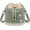Mint Green, variant on Denim Crochet Bucket Bag, Drawstring Crossbody Purse with Daisy Embroidery | Boho Vintage Handbag for Women