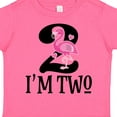 thumbnail image 4 of Inktastic 2nd Birthday Party Girls Flamingo Girls Toddler T-Shirt, 4 of 5