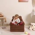thumbnail image 2 of Sofá plegable para niños MOMCAYWEX Sherpa Teddy Bear a partir de 18 meses, 2 of 9