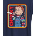 thumbnail image 3 of Chucky - Retro Chucky & Knife Frame - Women's Short Sleeve Graphic T-Shirt, 3 of 5