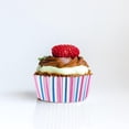 thumbnail image 4 of Vasos de papel para pasteles Wdftyju 100 Uds muffins impresos Pastel blanco, 4 of 6