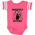 thumbnail image 3 of Inktastic Pawsitively Spooky Skeleton Cat with Ghosts and Crosses Boys or Girls Baby Bodysuit, 3 of 5