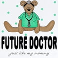thumbnail image 2 of CafePress - Future Doctor Like Mommy Baby Infant Bodysuit - Baby Light Bodysuit, Size Newborn - 24 Months, 2 of 4