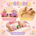 thumbnail image 3 of UQN 110PCS Wooden Train Set for Toddlers 2-4, Unicorn Train Toy for Girls with Fishing Puzzle, Wooden Train Track Toy Birthday Gift for Kids Girls Ages 3 4 5 6, 3 of 8