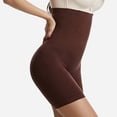thumbnail image 2 of Defitshape Women's Thigh Slimmer Body Shaper Hip Lifter Tummy Control Shapewear Shorts High Waisted Coffee Medium, 2 of 3