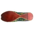 thumbnail image 5 of Womens Indian Shoes Phulkari Punjabi Jutti Gift for her Slip on Flat Shoes Ballet For Women US 9.5/ EURO 41, 5 of 5