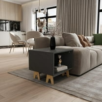 Nexera Runway Side Table, Grey