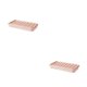 thumbnail image 4 of Molde de cubitos de hielo reutilizable de PP 32 rejillas Inteprter Rosa 2Conjunto, 4 of 6