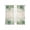 Green, variant on Green Leaf Sheer Curtains 63 Inch Length 2 Panels Set, Fall Plant Country Vintage Watercolor Beige Voile Window Treatment Rod Pocket Curtains Sheers Drapes for Bedroom/Living Room/Kitchen 52x"63"x2
