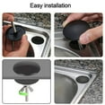 thumbnail image 2 of Mosiee Stainless Steel Metal Sink Hole Cover Kitchen Faucet Hole Cover Tap Hole Plug, 2 of 9